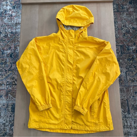 L.L. Bean Jackets & Blazers - L.L. Bean Yellow Raincoat Windbreaker